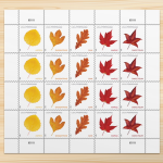 2025 Vibrant Leavea Postcard Forever First Class Postage Stamps (For Postcard Only)