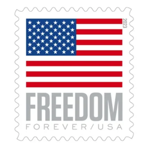 2023 US Flags Forever First Class Postage Stamps