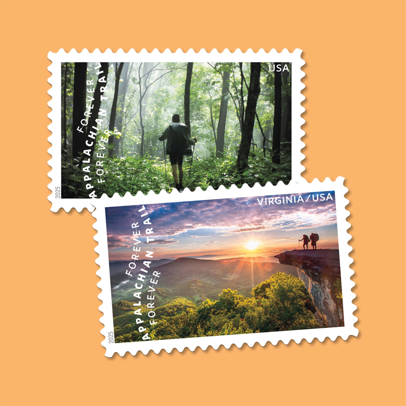 2025 The Appalachian Trail Forever First Class Postage Stamps - Image 4