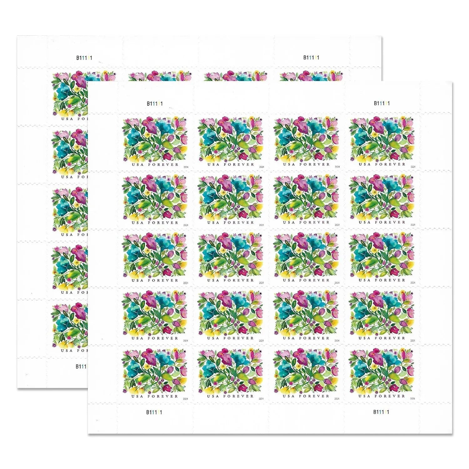 2024 Celebration Blooms Forever First Class Postage Stamps - Image 5