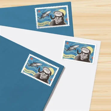 2022 Eugenie Clark Forever First Class Postage Stamps - Image 2