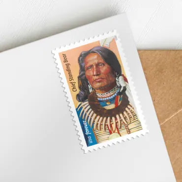 2023 Chief Standing Bear Forever First Class Postage Stamps - Image 2