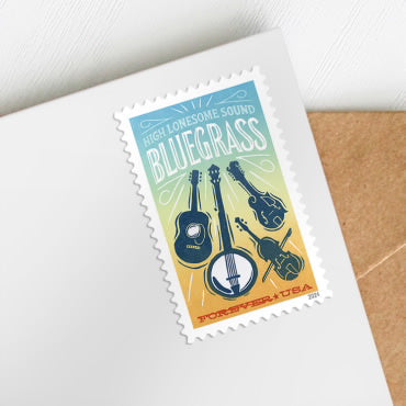 2024 Bluegrass Stamp Forever First Class Postage Stamps - Image 2