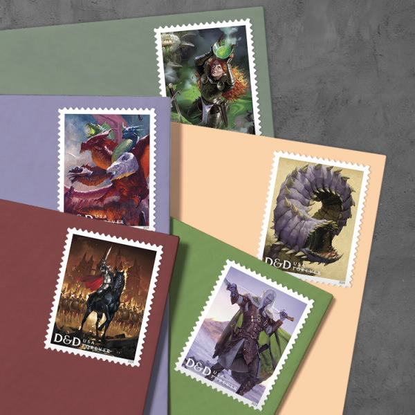 2024 Dungeons & Dragons Stamps Forever First Class Postage Stamps - Image 2