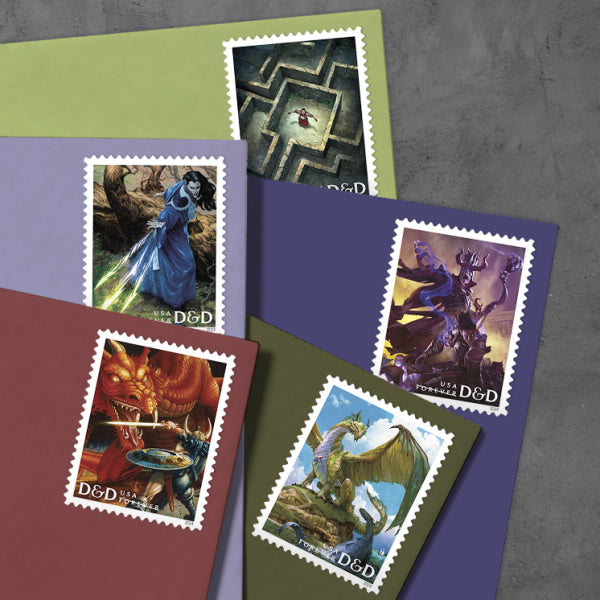 2024 Dungeons & Dragons Stamps Forever First Class Postage Stamps - Image 3