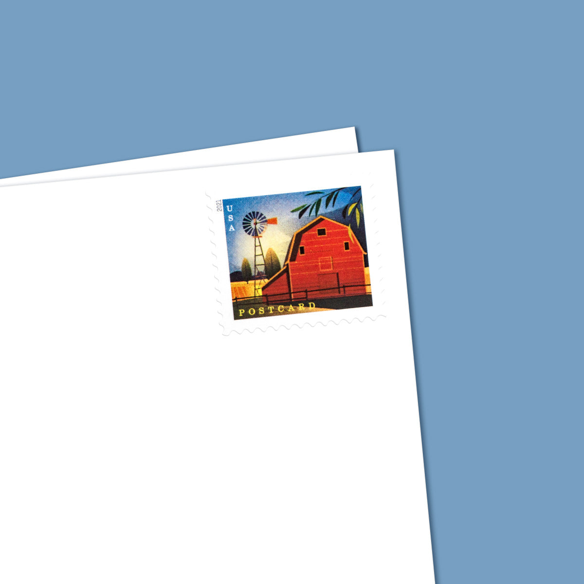 2021 Barns Postcard Forever First Class Postage Stamps (For Postcard Only) - Image 4