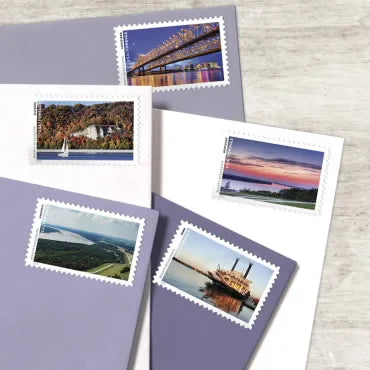 2022 Mighty Mississippi Forever First Class Postage Stamps - Image 3