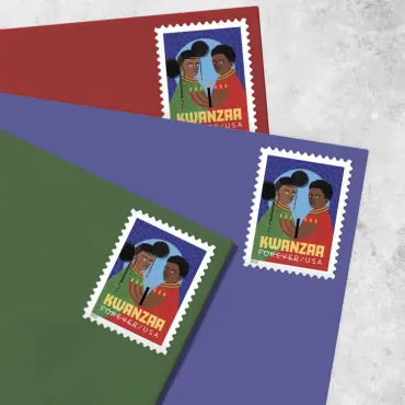 2022 Kwanzaa Forever First Class Postage Stamps - Image 2