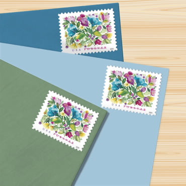 2024 Celebration Blooms Forever First Class Postage Stamps - Image 3