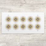 1794 Compass Rose International First Class Forever US Postage Stamps