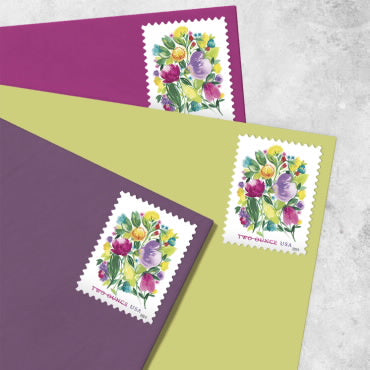 2024 Wedding Blooms Two Ounce Forever First Class Postage Stamps - Image 3