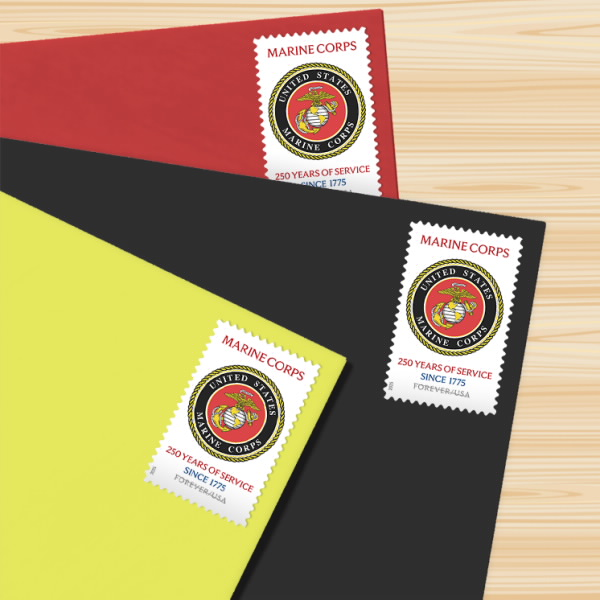 2025 U.S. Marine Corps of 20 250th Forever First Class Postage Stamps - Image 3