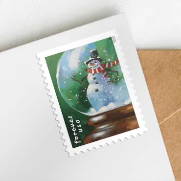 2023 Snow Globes Forever First Class Postage Stamps - Image 3