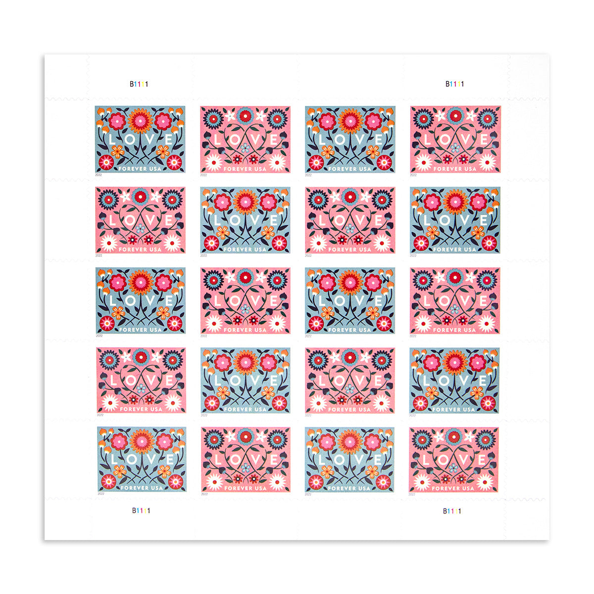 2022 Love Forever First Class Postage Stamps - Image 2