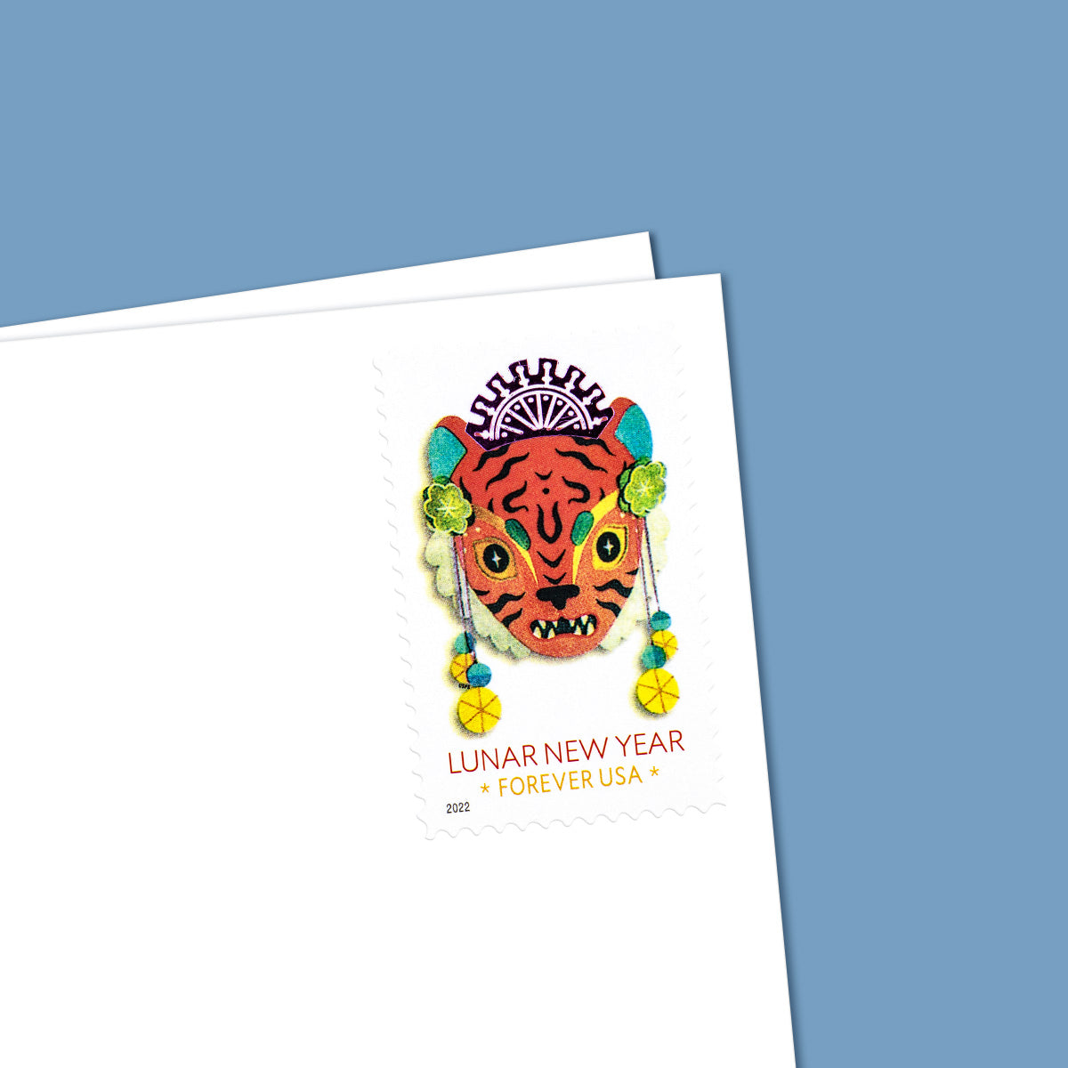 2022 Year of the Tiger Stamp Celebrates Lunar New Year Forever First Class Postage Stamps - Image 5