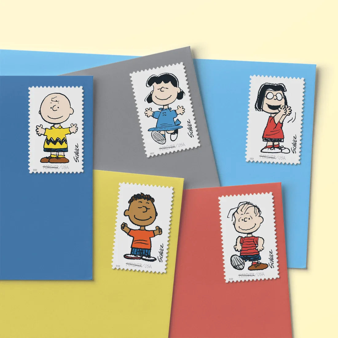 2022 Centennial of Cartoonist Charles M. Schulz's Birth With New Forever First Class Postage Stamps - Image 4